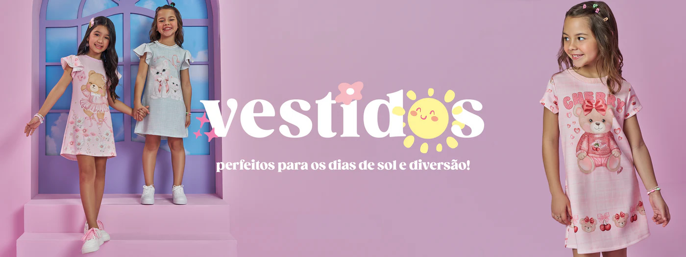 Coleção de Verão Infantil Valentim Store